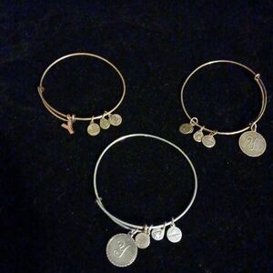 Alex & Ani "Y" bracelet bundle of 3